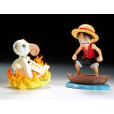 One Piece World Collectable Figure Log Stories Monkey D. Luffy & Going Merry