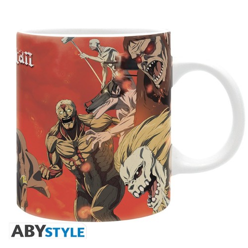 ATTACK ON TITAN Mug Battle scene season 4