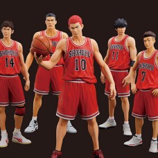 Slam Dunk One and Only Shohoku Starting Member Figure Set