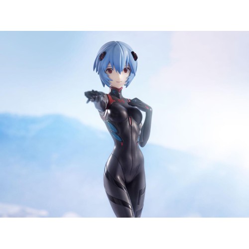 Rebuild of Evangelion Rei Ayanami (Hand Over) Super Premium Figure