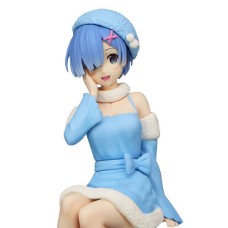 Re:Zero Noodle Stopper PVC Statue Rem Snow Princess