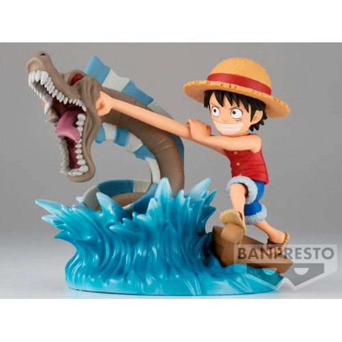 One Piece World Collectable Figure Log Stories Monkey D. Luffy vs Local Sea Monster