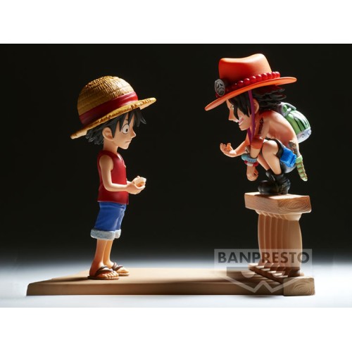 One Piece World Collectable Figure Log Stories Monkey D. Luffy & Portgas D. Ace