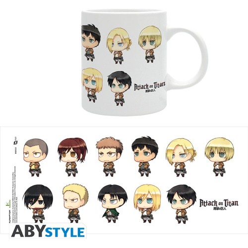 ATTACK ON TITAN Mug All Chibis